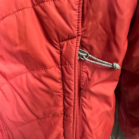 A270 The North Face Primaloft Insulated Jacket Coat womens size XS Red - Picture 4 of 12
